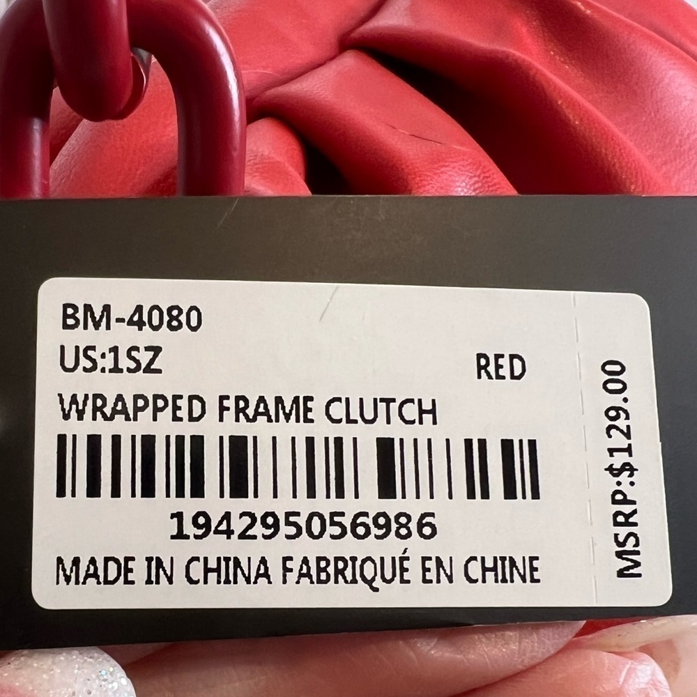BADGLEY MISCHKA LOGO CROSSBODY BAG RED NEW WITH TAGS - Picture 14 of 14
